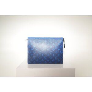 Louis Vuitton Blue Clutch Bag